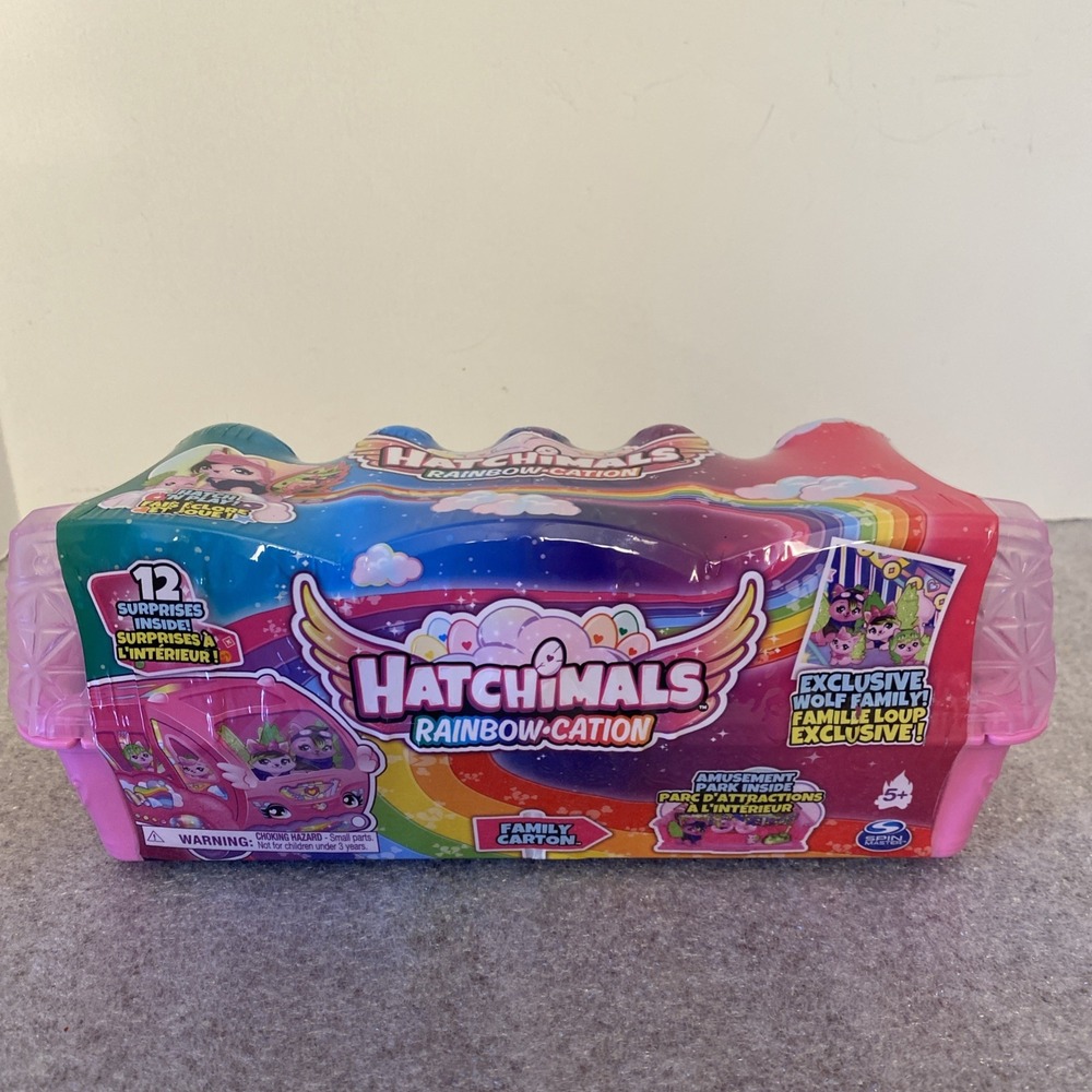 Hatchimals CollEGGtibles Rainbow Cation Family Carton BRAND NEW SEALED